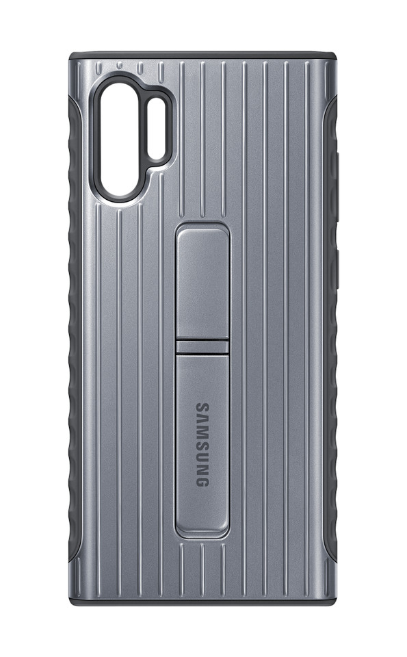 Samsung Note 10+ Rugged Protective Cover, Silver - EF-RN975CSEGUS