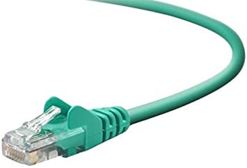 Belkin Patch cable - RJ-45 (M) - RJ-45 (M) - 1 ft - UTP - ( CAT 5e ) - green - A3L791-01-GRN
