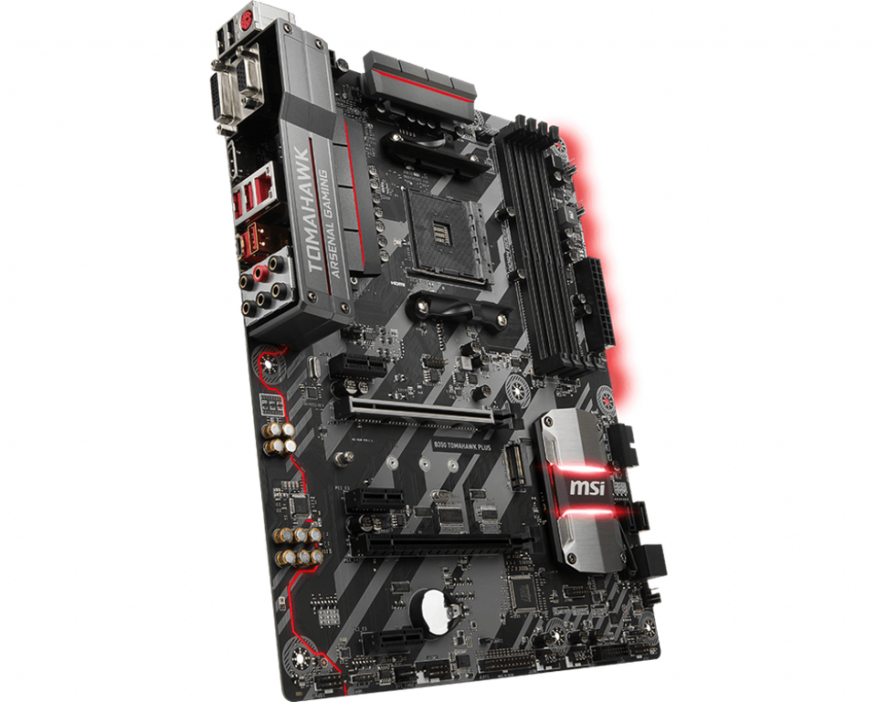 MSI B350 TOMAHAWK PLUS MOTHERBOARD