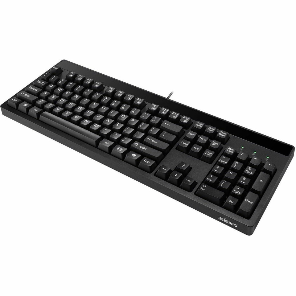 Adesso Full Sized Wired Mechanical Keyboard With Copilot Ai Hotkey - EASYTOUCH130