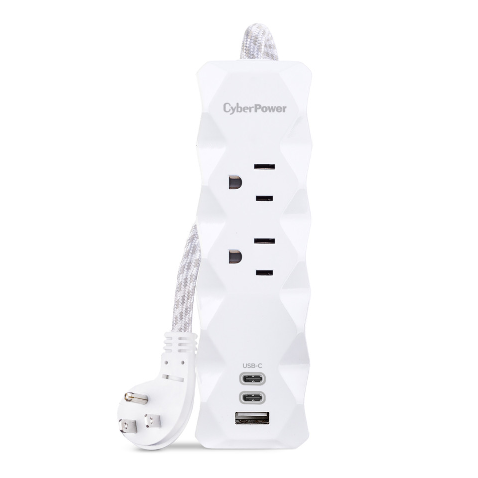 CyberPower P203UCW Surge Protector 1625 W