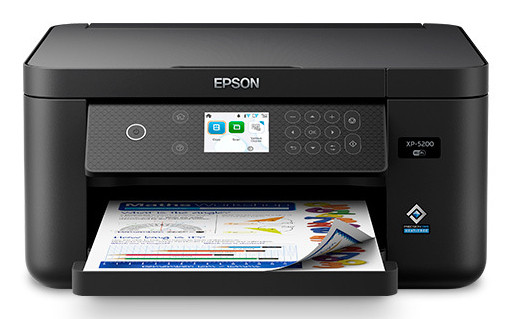 Epson Expression Home XP-5200 Wired & Wireless Inkjet Multifunction Printer - Color - C11CK61201