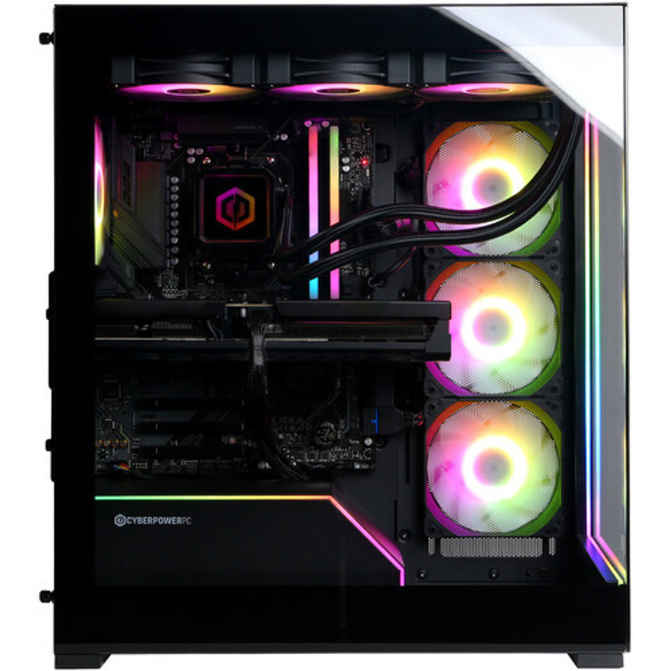 CyberPowerPC Gamer Supreme SLCAI8000CPGV2 Gaming Desktop Computer - AMD Ryzen 9 9950X - 64 GB - 4 TB SSD - Black - SLCAI8000CPGV2 CyberPowerPC Gamer Supreme SLCAI8000CPGV2 Gaming Desktop Computer - AMD Ryzen 9 9950X - 64 GB - 4 TB SSD - Black - SLCAI8000CPGV2