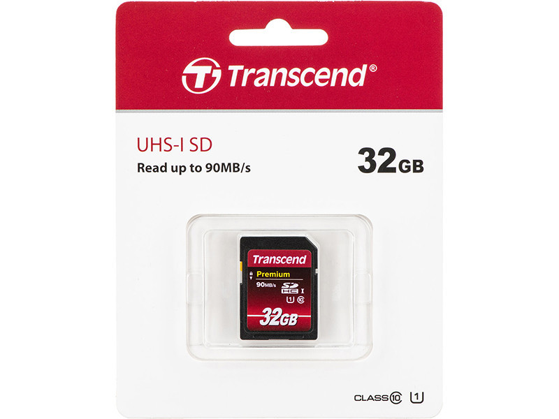 Transcend 32Gb Sdhc Class10 Uhs-I,300X - TS32GSDU1