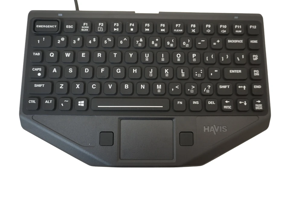 Havis Rugged Keyboard with Emergency Key - KB-1001