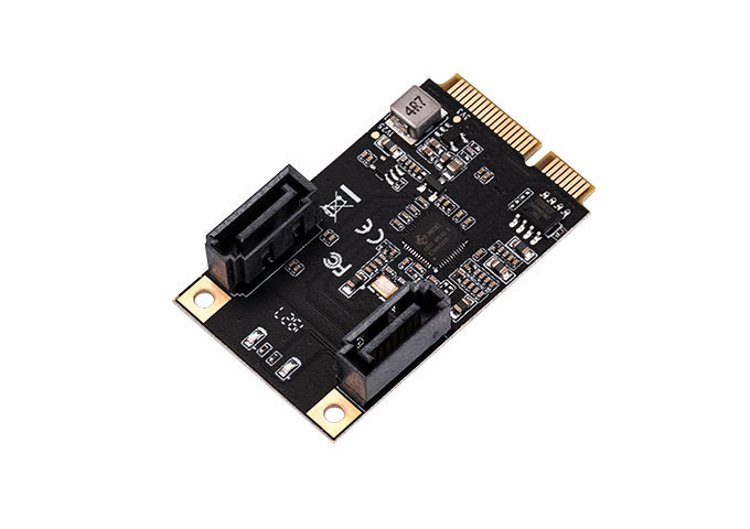 IO Crest Mini PCI-E to 2 -Port SATA6G Card - IO-MPE40150