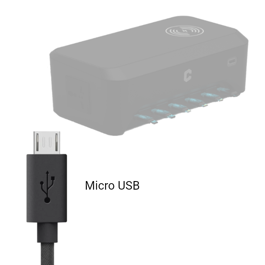 ChargeTech 20 Inch Micro USB retractable cable for ChargeTech CS9 - CT-110126