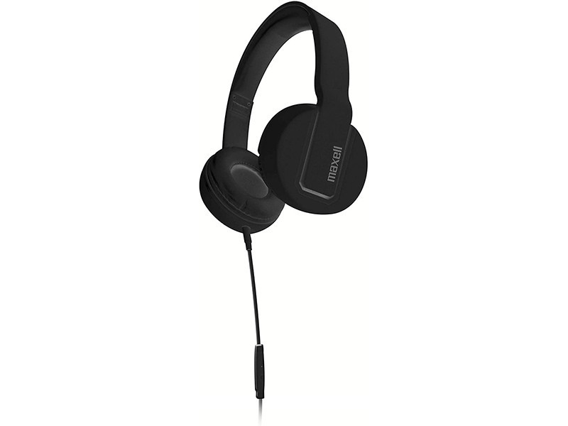 Maxell SOLID 2 Headphone with MIC - Black S2-HP BLK - 290103