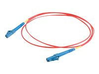 C2G 10m LC-LC 50/125 OM2 Duplex Multimode Fiber Optic Cable (Plenum-Rated) - Red - 37659