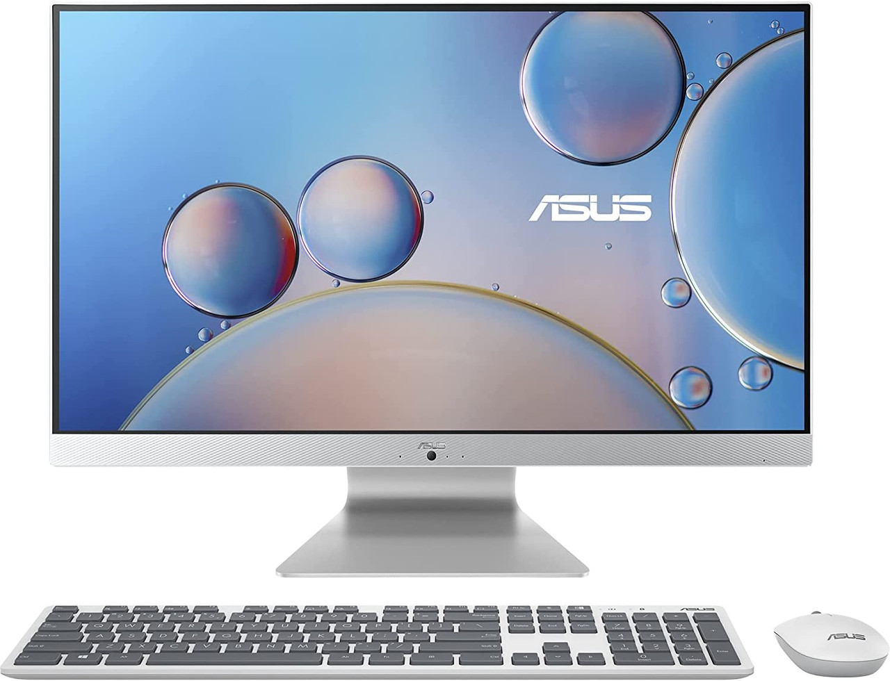 Asus M3700WYAT-QR53TP-CB All-in-One Computer - AMD Ryzen 5 5625U - 8 GB RAM DDR4 SDRAM - 256 GB M.2 PCI Express NVMe 3.0 SSD - 27" Full HD 1920 x 1080 - Desktop - White - M3700WYAT-QR53TP-CB