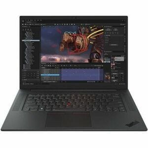 Lenovo ThinkPad P1 Gen 6 21FV001GUS 16" Touchscreen Mobile Workstation - WQUXGA - 3840 x 2400 - Intel Core i7 13th Gen i7-13700H Tetradeca-core (14 Core) 2.40 GHz - 32 GB Total RAM - 1 TB SSD - Black Weave - Intel Chip - Windows 11 Pro
