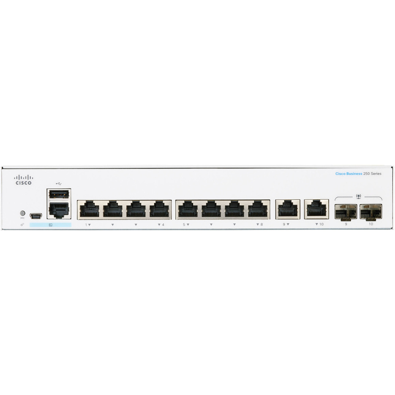 Cisco CBS250 Smart 8-port GE, Ext PS, 2x1G Combo