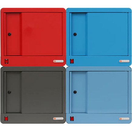 Bretford 16X Cube Micro Station, Padlock, Platinum TVS16PAC-PM