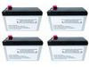 BTI Replacement DEEP Cycle Rechargeable Battery lead acid battery 12V12A 4 Pack SP12-9-T2-4PK-BTI