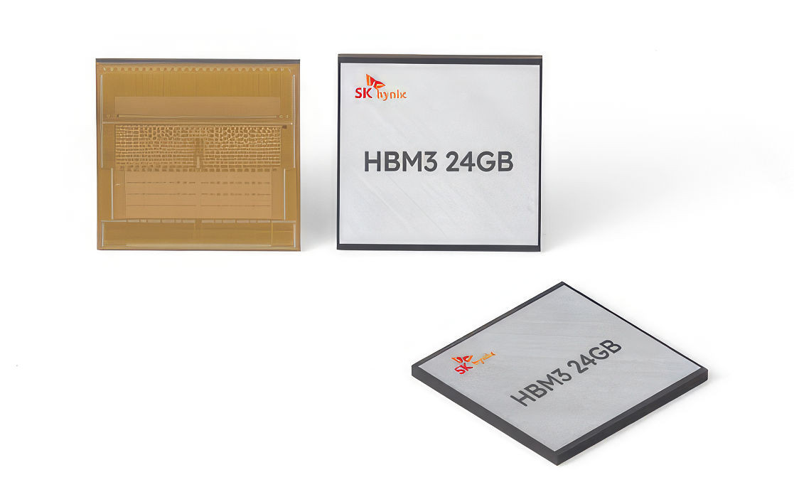 Hynix SK 12-layer HBM3 Memory 24 GB Capacity Per Stack - Up to 819 GB/s
