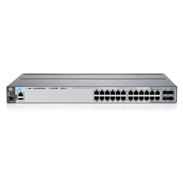 HPE 2920-24G Switch - 24 Ports - Manageable - Gigabit Ethernet - 10/100/1000Base-T - Refurbished - 2 Layer Supported - Modular - 4 SFP Slots - Twisted Pair - 1U High - Rack-mountable - J9726A-RF