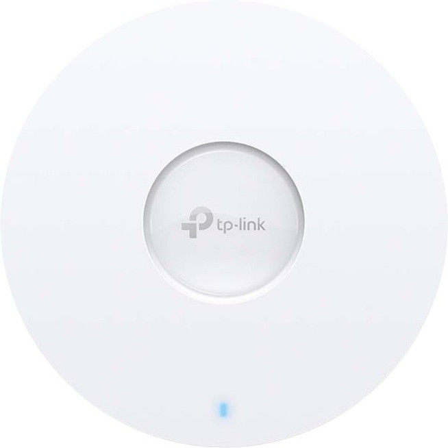 TP-Link AX1800 Ceiling Mount Dual-Band Wi-Fi 6 Access Point PORT:1 Gigabit RJ45 Port SPEED:574Mbps at 2.4 GHz + 1201 Mbps at 5 GHz FEATURE: 802.3at POE and 12V DC (Power Adapter is not included), 2 Internal Antennas, MU-MIMO - EAP613