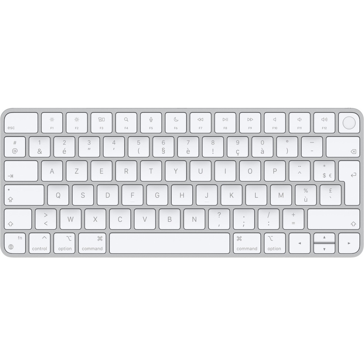 Apple Magic Keyboard with Touch ID for Mac Models with Apple Silicon - French - Wireless Connectivity - Bluetooth Multimedia Hot Key(s) - French - MacBook Pro, iMac, Mac Studio, Mac mini, MacBook Air - Mac - MK293FC/A
