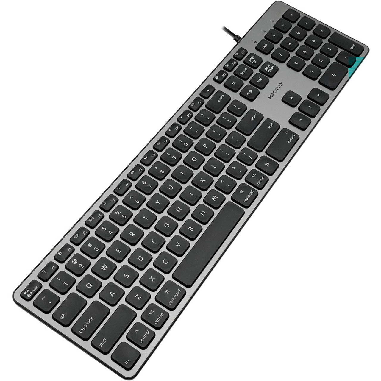Macally BLSLIMKEYPROSG - Backlit USB Wired Keyboard for Mac - BLSLIMKEYPROSG