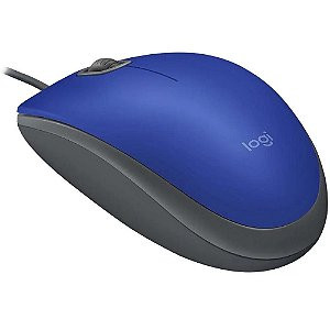 Logitech M110 Mouse - Optical - Cable - Azul - USB Type A - 1000 dpi - Scroll Wheel - 3 Button(s) - Symmetrical - 910-006662 Logitech M110 Mouse - Optical - Cable - Azul - USB Type A - 1000 dpi - Scroll Wheel - 3 Button(s) - Symmetrical - 910-006662