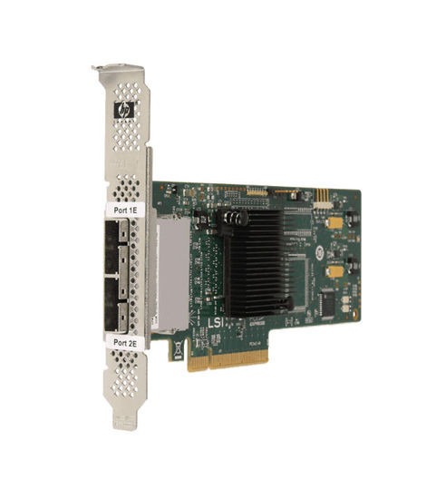 HPE SC08e 8-port SAS Controller - PCI Express - Plug-in Card - 2 Total SAS Port(s) - 2 SAS Port(s) Internal - 2 SAS Port(s) External - 614988-B21-RF