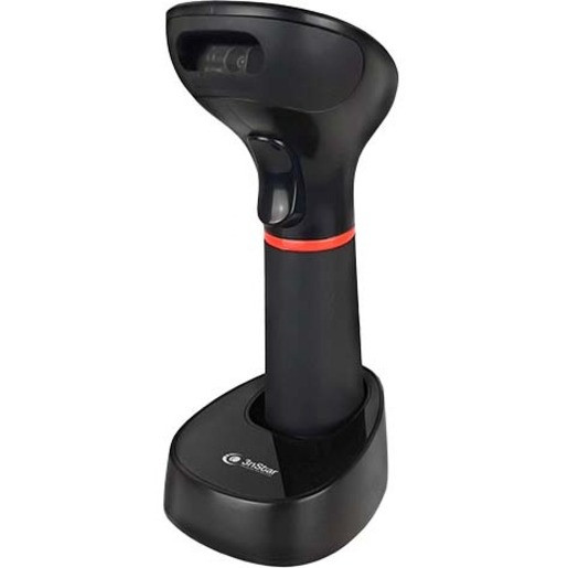 3nStar Wireless Handheld Barcode Scanner 2D with USB Base(SC440) - Wireless Connectivity - 492.13 ft Scan Distance - 1D, 2D - LED - Linear - Omni-directional - Bluetooth, Radio Frequency - USB - SC440