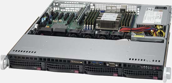 Supermicro SuperServer 5019P-MT Barebone System - 1U Rack-mountable - Socket P LGA-3647 - 1 x Processor Support - SYS-5019P-MT Supermicro SuperServer 5019P-MT Barebone System - 1U Rack-mountable - Socket P LGA-3647 - 1 x Processor Support - SYS-5019P-MT
