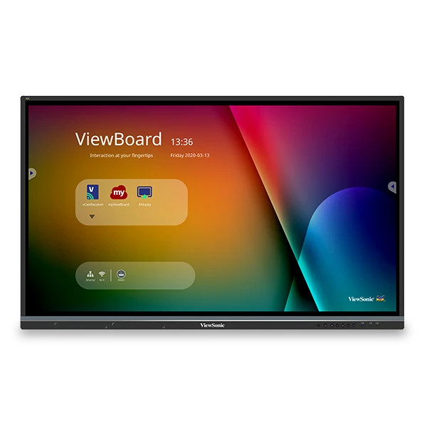 Viewsonic 65" ViewBoard Interactive Flat Panel Bundle - 65" LCD - ARM Cortex A73 1.80 GHz - 4 GB - Infrared (IrDA) - Touchscreen - 16:9 Aspect Ratio - 3840 x 2160 - LED - 350 Nit - IFP6552-1C-E4 Viewsonic 65" ViewBoard Interactive Flat Panel Bundle - 65" LCD - ARM Cortex A73 1.80 GHz - 4 GB - Infrared (IrDA) - Touchscreen - 16:9 Aspect Ratio - 3840 x 2160 - LED - 350 Nit - IFP6552-1C-E4