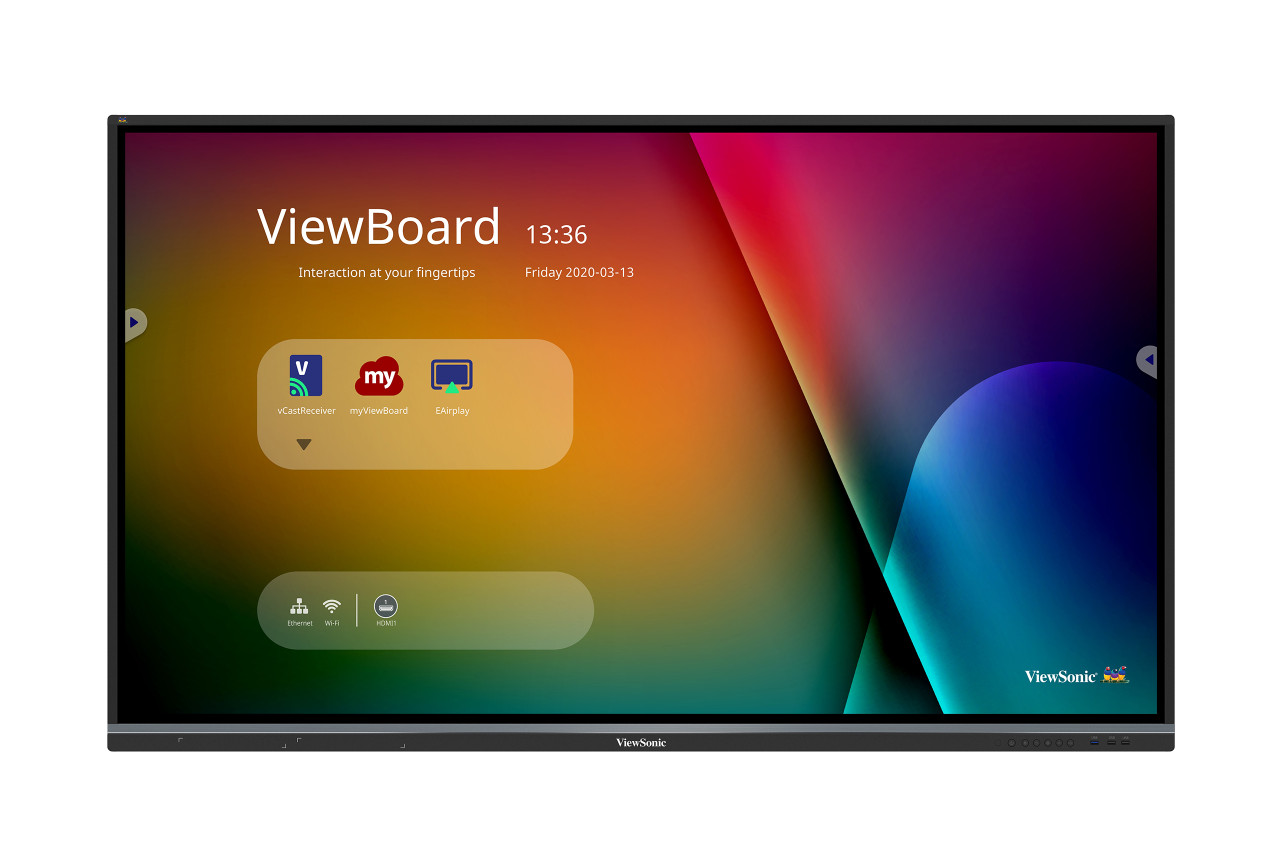Viewsonic 75" ViewBoard Interactive Flat Panel Bundle - 75" LCD - ARM Cortex A73 1.80 GHz - 4 GB - Infrared (IrDA) - Touchscreen - 16:9 Aspect Ratio - 3840 x 2160 - LED - 350 Nit - IFP7552-1C-E2
