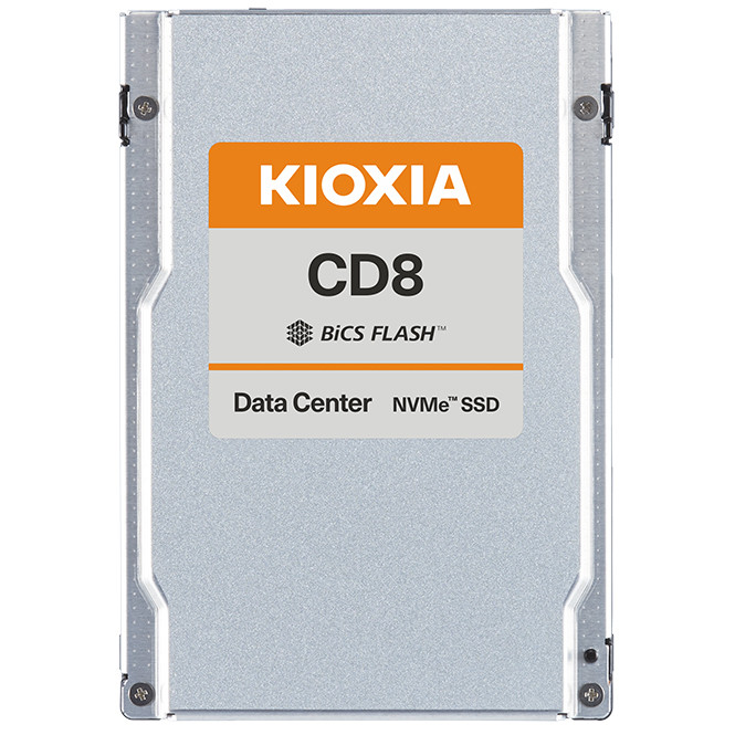Kioxia CD8 - PCIE - 1DWPD - 3840GB - SIE - 2.5inches - KCD8XRUG3T84 Kioxia CD8 - PCIE - 1DWPD - 3840GB - SIE - 2.5inches - KCD8XRUG3T84