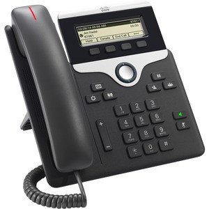 Cisco 7811 IP Phone - Corded - Wall Mountable, Desktop - Charcoal - 1 x Total Line - VoIP - 2 x Network (RJ-45) - PoE Ports - CP-7811-3PCC-K9++=