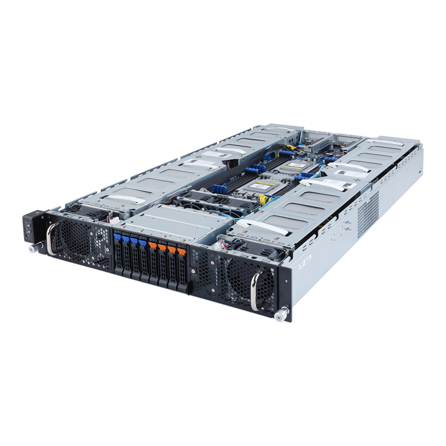 Gigabyte G292-Z44 HPC Server - 2U DP 8 x Gen4 GPU Server (Broadcom solution) - G292-Z44