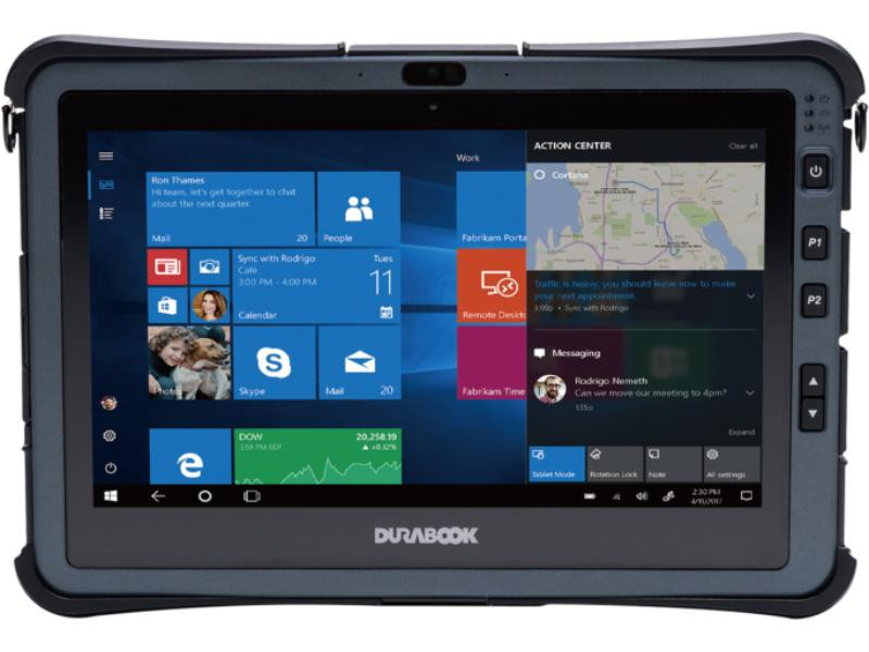 Durabook U11 - 256GB SSD - RS232+SCR - Hi-Cap Batt - U1D1A2BAAFDX