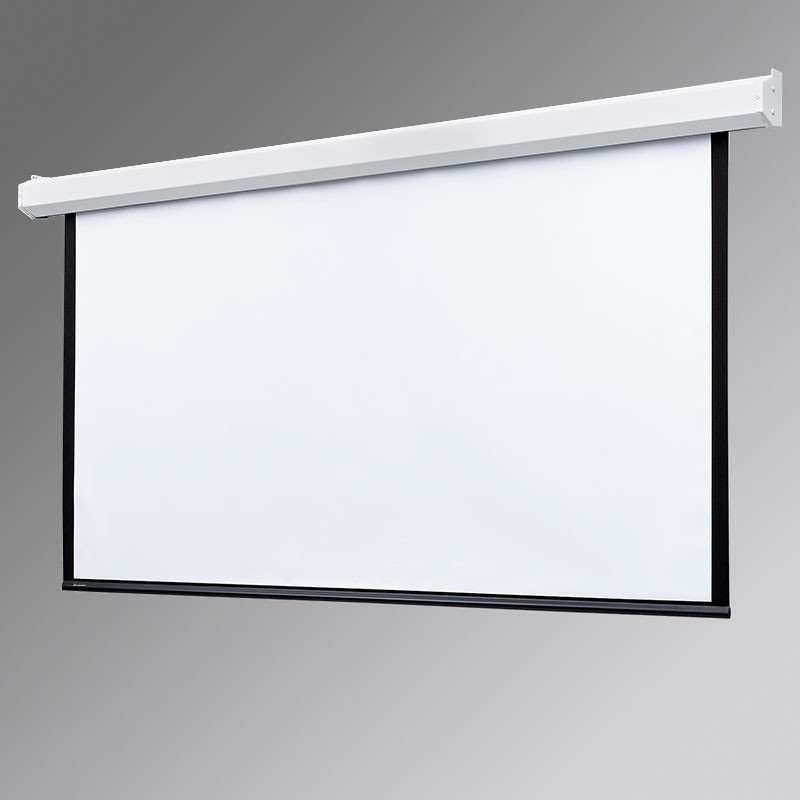 Draper Targa, 123, 16:10, Matt White Xt1000E, 110 V, With Low Voltage Controller - 116369L