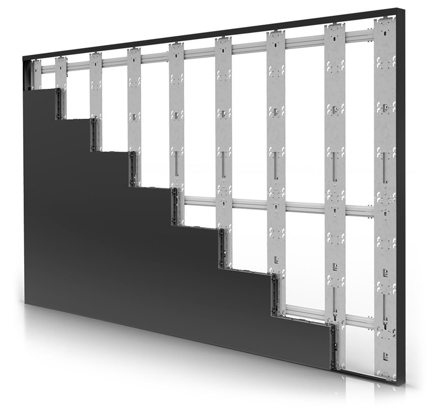 Draper Foundation Mount System For Lg Lsbb - 8 X 8 - Black - 303107
