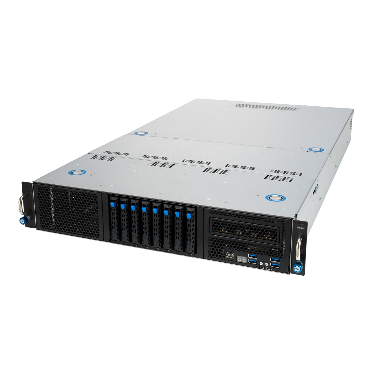 Asus ESC4000-E10S 2U GPU Server Powered by Dual-Socket 3rd Gen Intel Xeon Scalable Processors that Supports up to 16 DIMM, Four Dual-Slot GPU, 2 M.2, Four NVMe - ESC4000-E10S