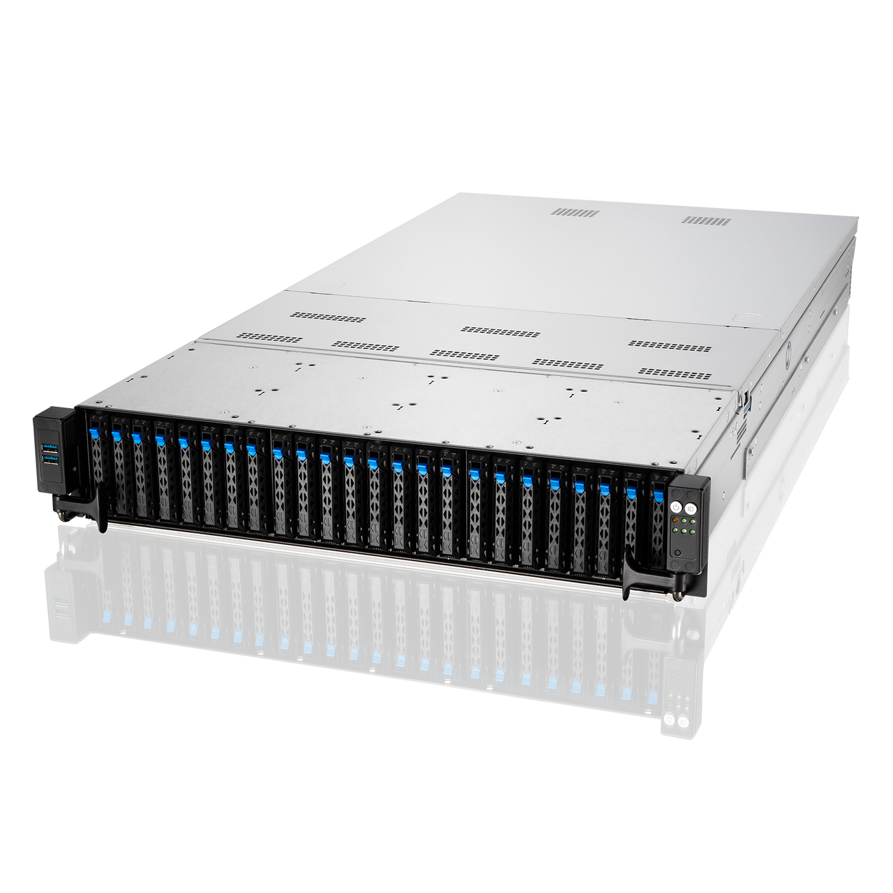 Asus RS520A-E11-RS24U AMD EPYC 7003 2U single-socket server that supports up to 16 DIMM, 2 dual-slot GPUs, 24 NVMe, 5 PCIe 4.0 slots, OCP 3.0, M.2 and Asus ASMB10-iKVM - RS520A-E11-RS24U Asus RS520A-E11-RS24U AMD EPYC 7003 2U single-socket server that supports up to 16 DIMM, 2 dual-slot GPUs, 24 NVMe, 5 PCIe 4.0 slots, OCP 3.0, M.2 and Asus ASMB10-iKVM - RS520A-E11-RS24U