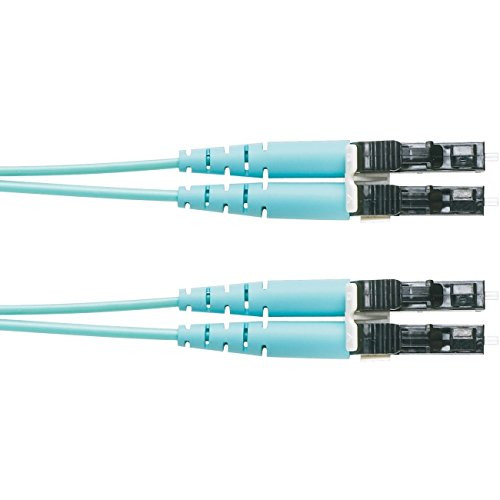Panduit Opti-Core - Patch cable - SC multi-mode (M) to LC multi-mode (M) - 4.88 m - fiber optic - duplex - 50 / 125 micron - OM3 - riser - aqua - FX2ERLNSNSNF016
