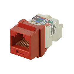 Panduit NetKey - Modular insert - CAT 5e - UTP - yellow - 1 port - NK5E88MYLY