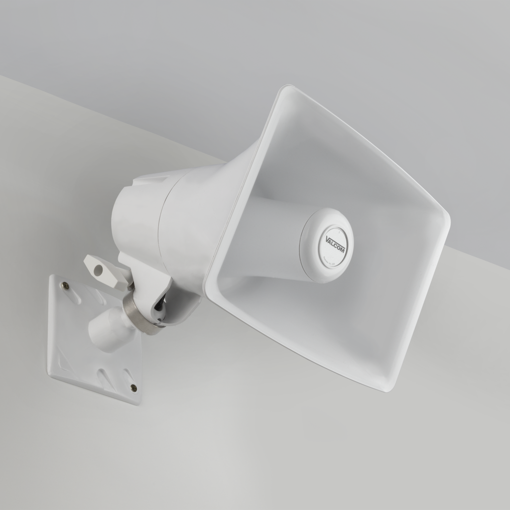 Valcom Talkback Marine Horn, White - V-1048M
