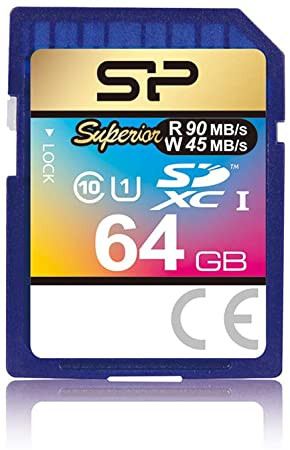 Silicon Power 64GB SDXC V30 Memory Card - SP064GBSDXCV3V10