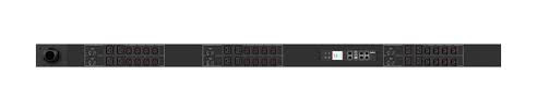 Raritan 3PH, 208V AC, 60A (48A/PH rated) - 36 outlets - 24x C13 Locking, 12x C19 Locking - plug - IEC 60309 3P+E 9h 60A (Delta Top-top feed), 17.3kVA - Outlet Metered/Switched, Zero U vertical PDU, SecureLock ready - PX3-5905U-E2V2A1