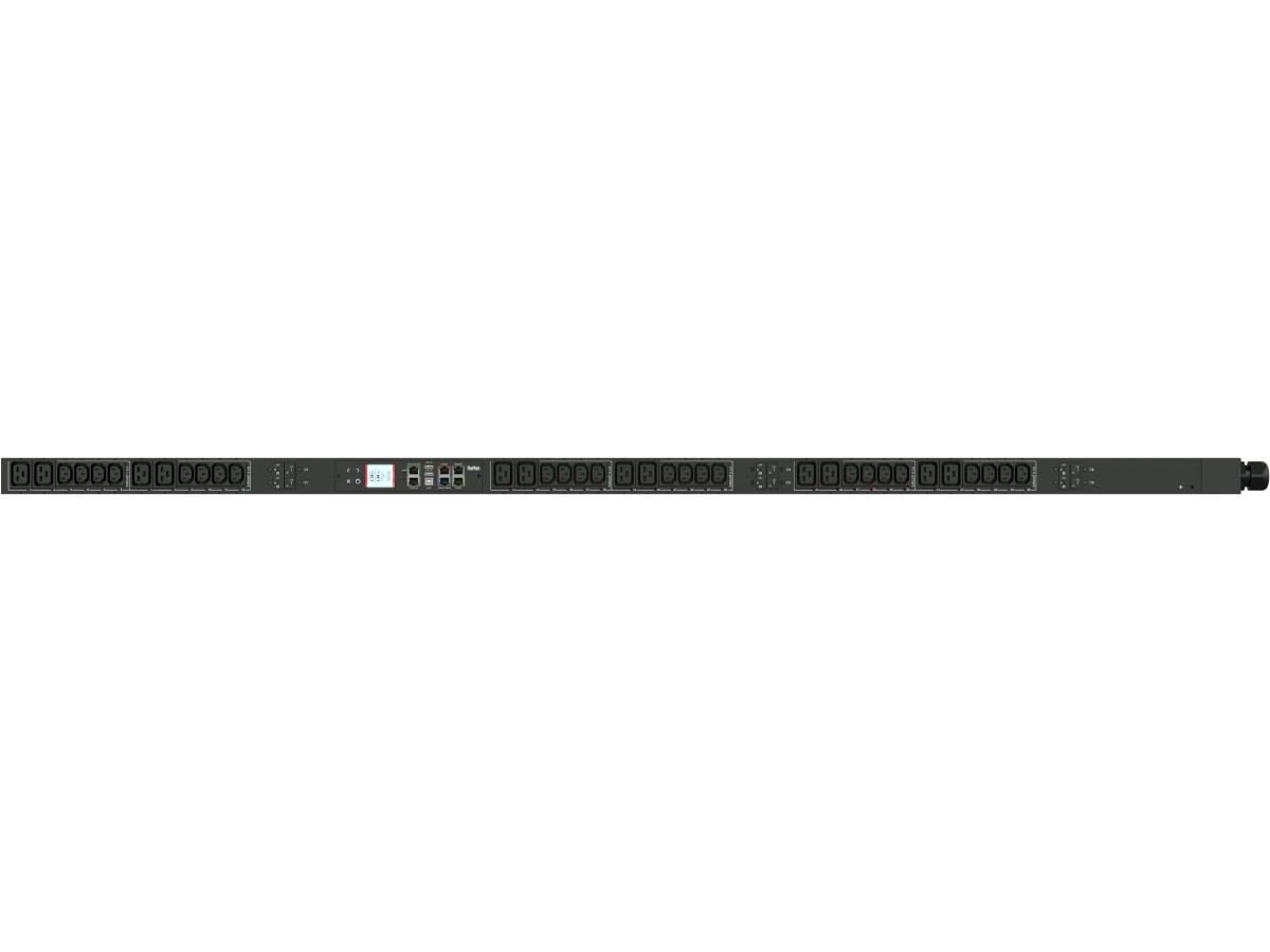 Raritan PX3-5731V-V2 36-Outlet PDU - Monitored - NEMA L22-30P (4P5W) - 12 x IEC 60320 C19, 24 x IEC 60320 C13 - 415 V AC - Network (RJ-45) - 0U - Vertical - Rack-mountable - PX3-5731V-V2