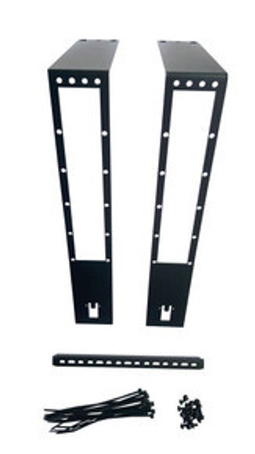 Raritan Rack Mount for KVM Switch, Console Server - Black - Black - RACK-KIT-DKX3-832