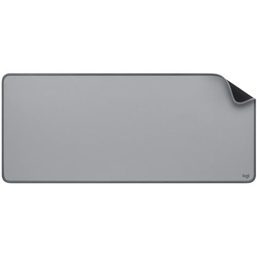 Logitech Desk Mat - Studio Series, Multifunctional Large Desk Pad, Anti-slip Base, Spill-resistant Durable Design, Mid-Gray - Desktop - 956-000047 Logitech Desk Mat - Studio Series, Multifunctional Large Desk Pad, Anti-slip Base, Spill-resistant Durable Design, Mid-Gray - Desktop - 956-000047