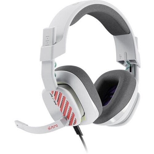 Logitech Astro A10 Headset - Stereo - Mini-phone (3.5mm) - Wired - 32 Ohm - 20 Hz to 20 kHz - Over-the-ear - Binaural - Ear-cup - Uni-directional Microphone - White - 939-002062