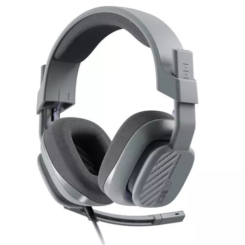 Logitech Astro A10 Headset - Stereo - Mini-phone (3.5mm) - Wired - 32 Ohm - 20 Hz to 20 kHz - Over-the-ear - Binaural - Ear-cup - Uni-directional Microphone - Gray - 939-002069