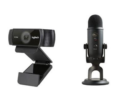 Logitech HD PRO Webcam C922 With Blue MI - LOGISTREAMBDL2