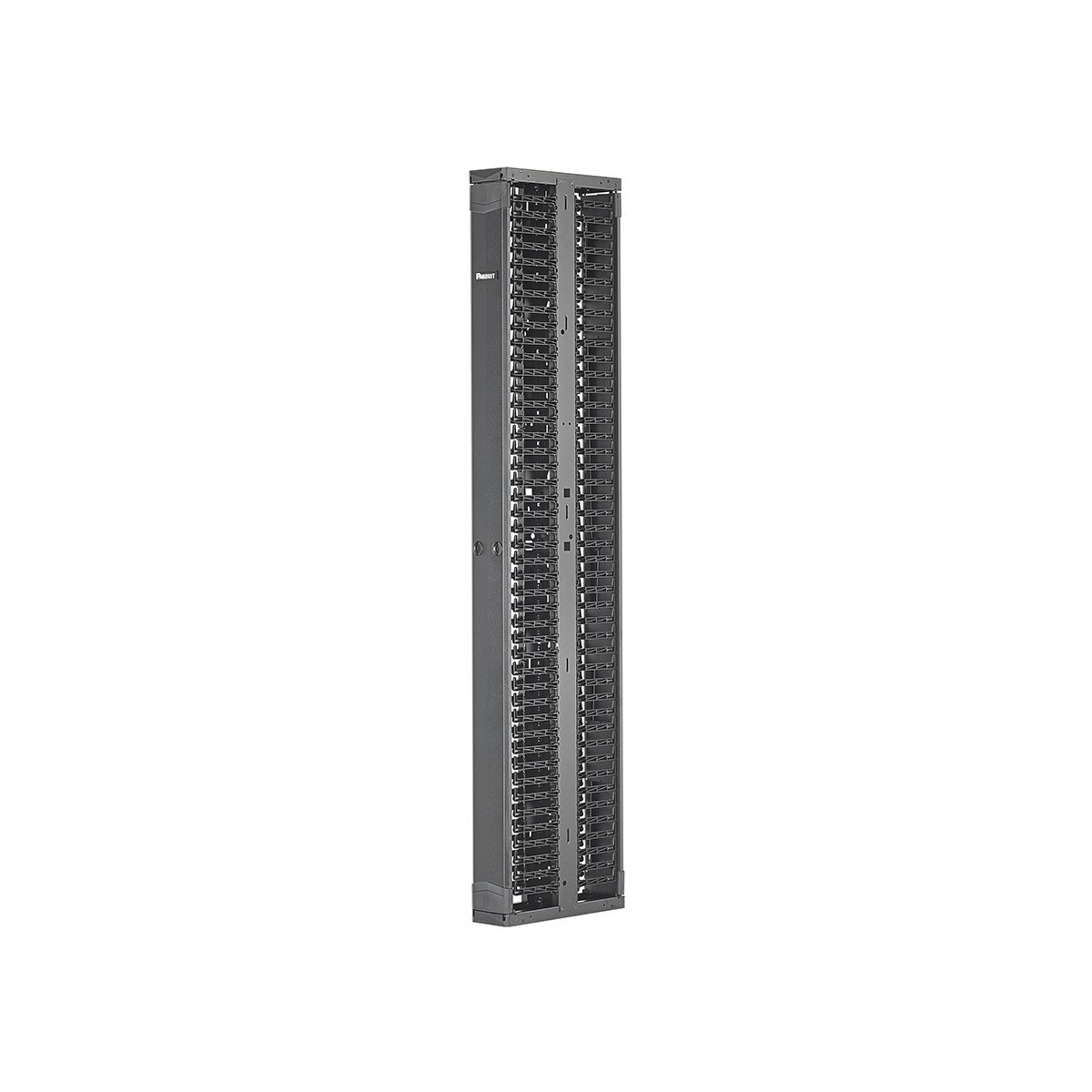 Panduit PatchRunner 2 Dual Sided Manager - Rack cable management panel - black - 52U - PR2VD0696
