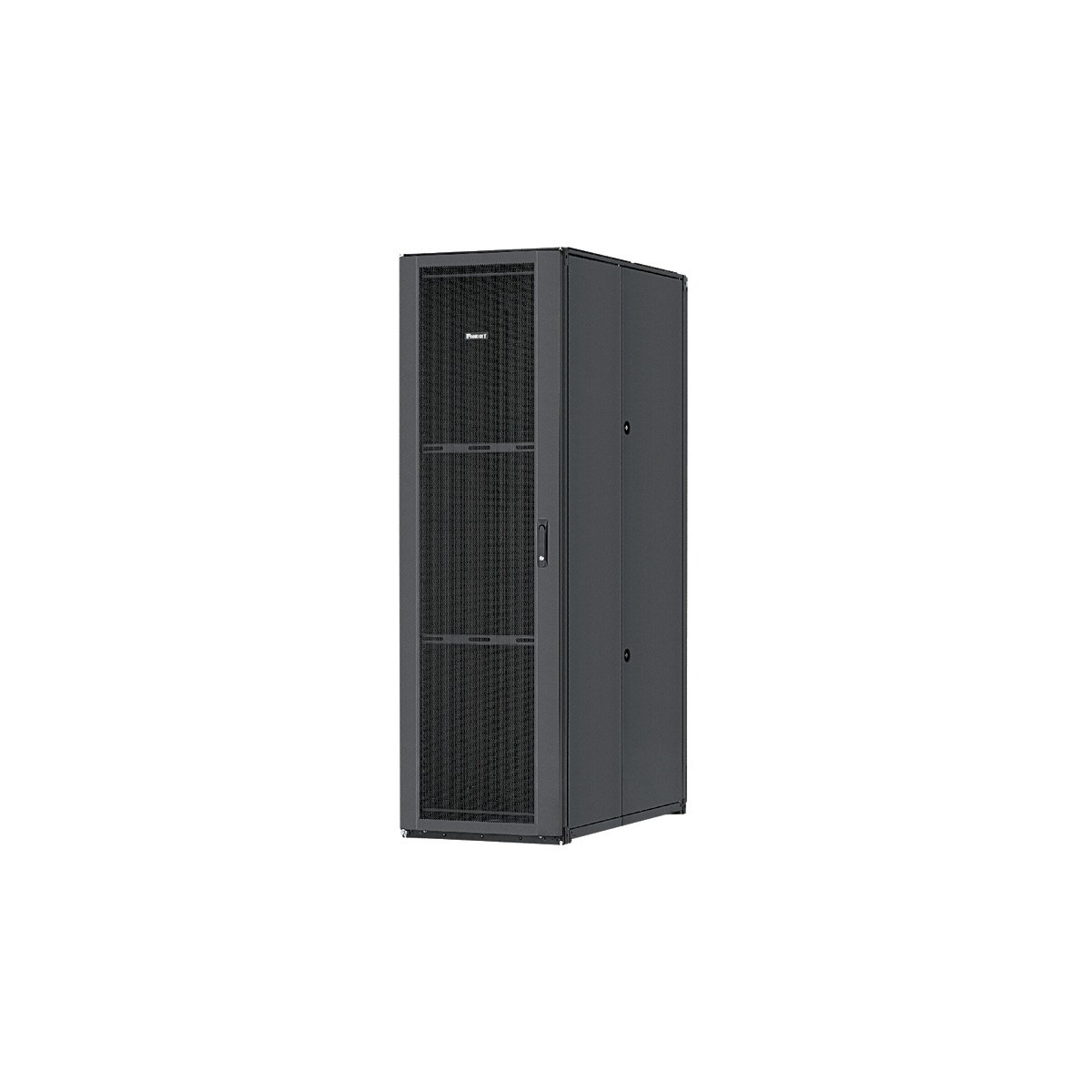 Panduit Net-Access - Rack door - black - 48U - SN88SSHDB